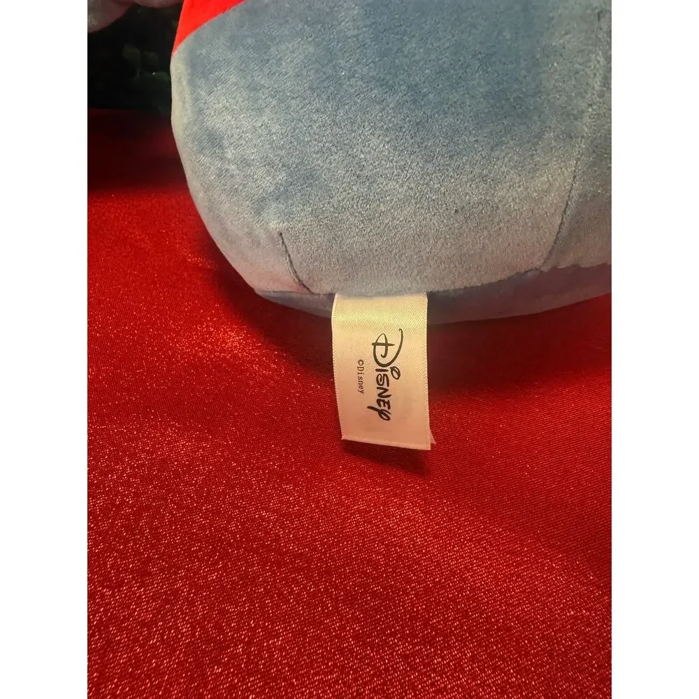 Lot  2 Disney Stitch Holiday Christmas Squishmallow Plush Santa Hat Scarf Bundle
